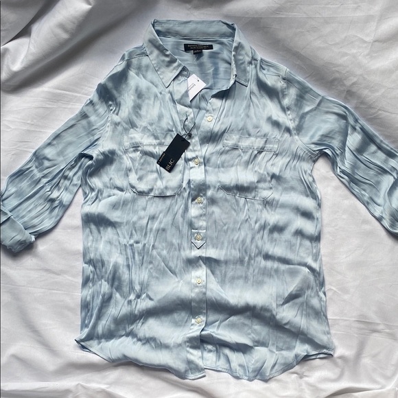 Banana Republic Dillion Classic Blue Blouse - Picture 1 of 7